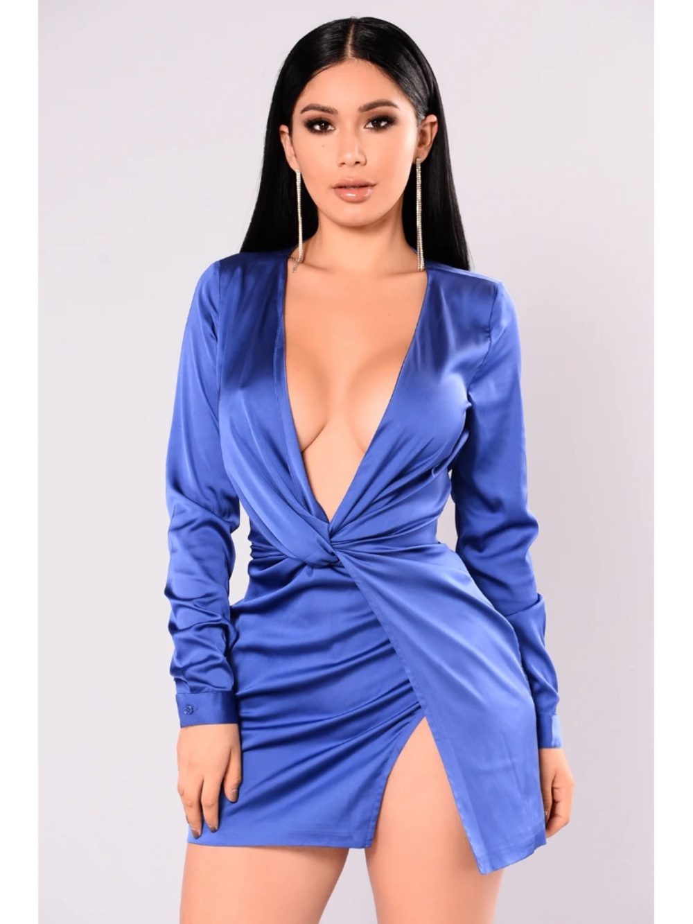 Satin Mini Dress